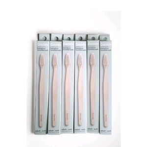 David's Premium Bamboo Toothbrush Bundle Of 6